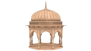 3D Indian Palace Dome