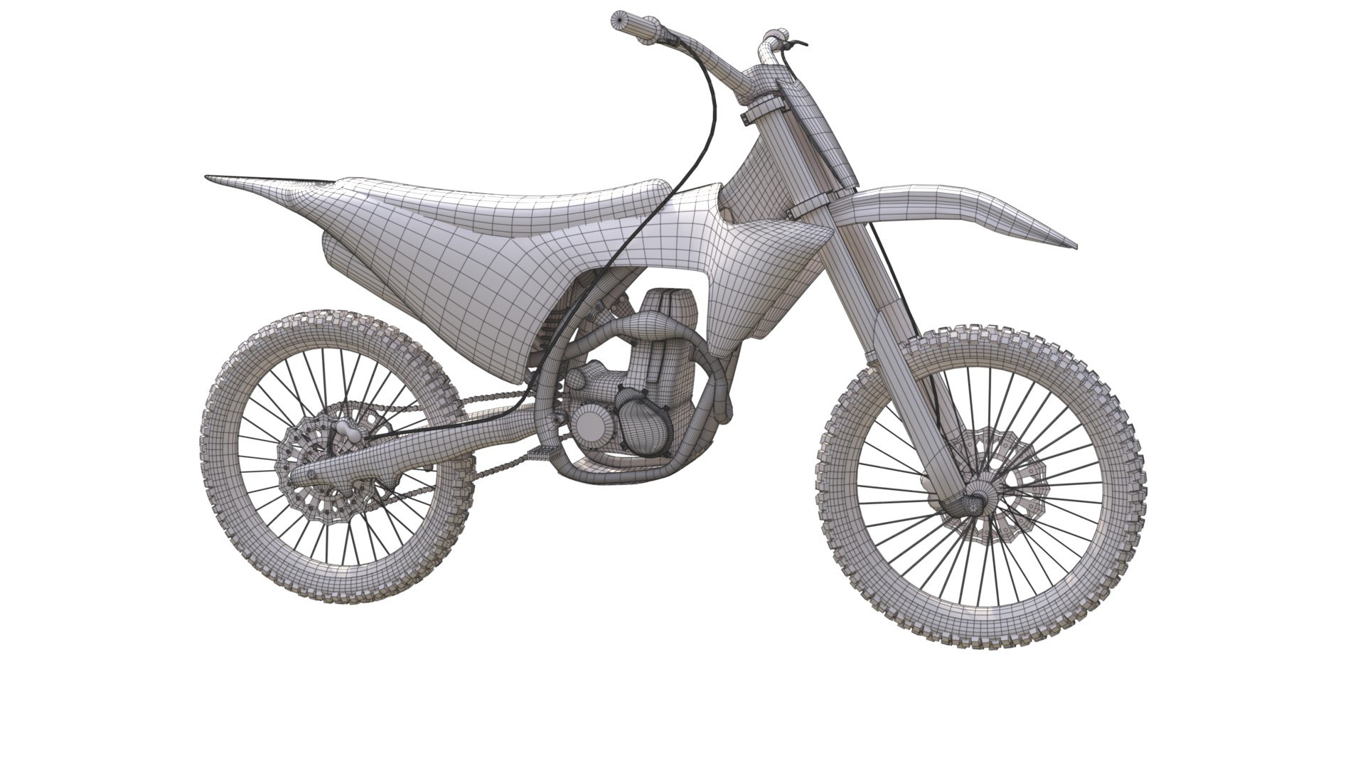 Rusty Motorcycle Dirt Bike 3D Model - TurboSquid 2177103