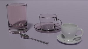 3D set dishes