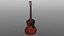 Red Acoustic Guitar