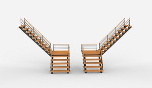 3D model Cable Railing 01 3D model