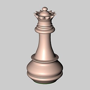 pieces chess 3d model
