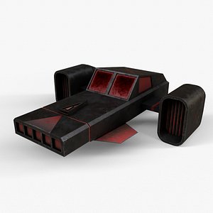 Sci- Fi Space Ship 3 3D