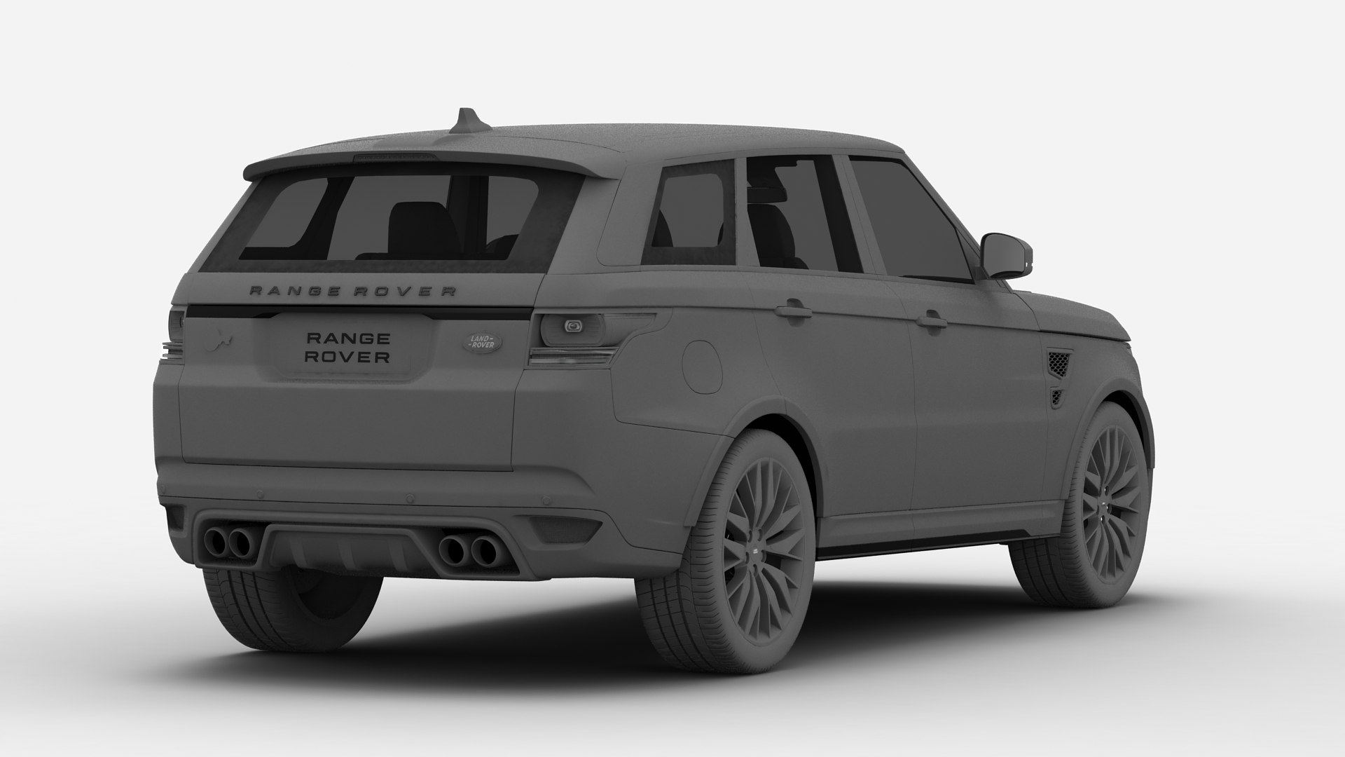 3D Model Land Rover Range Rover Sport SVR 3D Model - TurboSquid 1748211