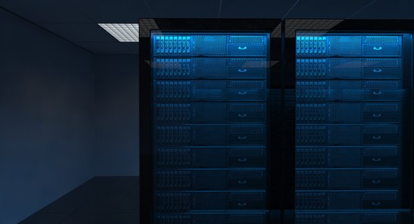 3ds max server room