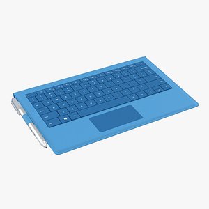 Microsoft Surface Pro 3 Keyboard and Pen 3D Model