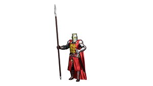 English crusader Infantry 2 3D