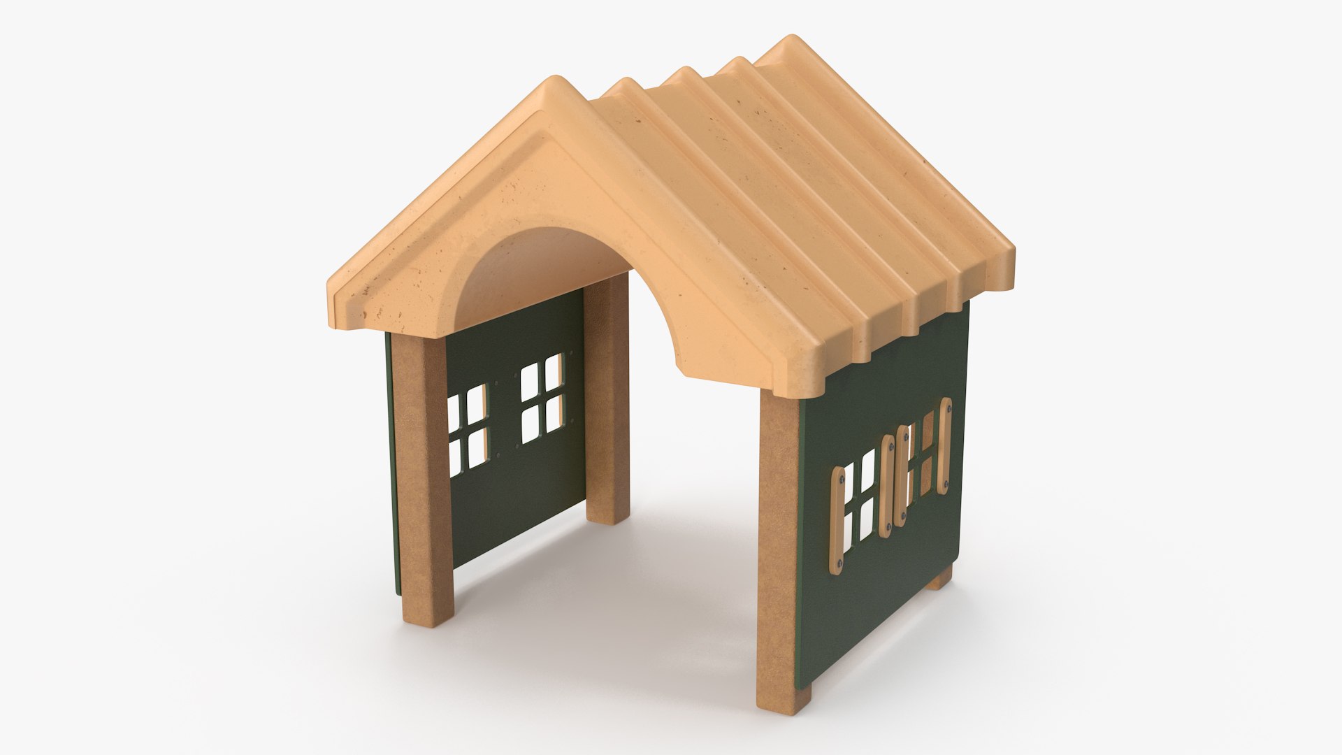 Training Park Dog House 3D model preview