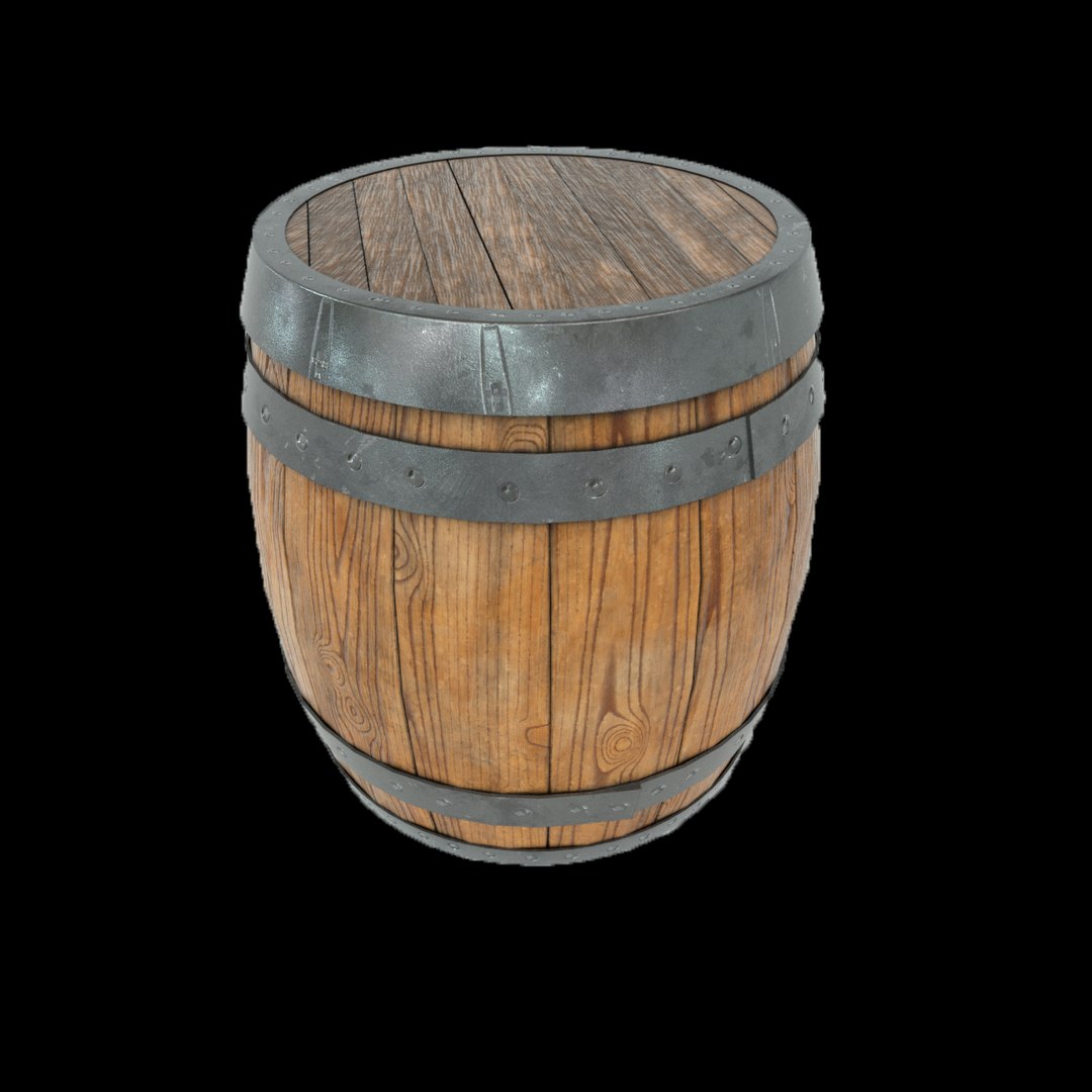 3D wooden barrel model https://p.turbosquid.com/ts-thumb/ex/uI0oVZ/Me/10/jpg/1624359973/1920x1080/fit_q87/d83d8914131f5b910ec2e9831e8318d25eca47b6/10.jpg
