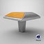 Road Studs Alluminum Refletores Amarelos e Brancos