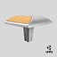 Road Studs Alluminum Refletores Amarelos e Brancos