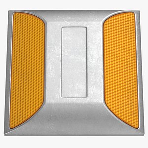 Road Studs Alluminum Yellow and White Reflectors