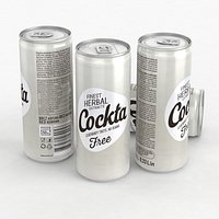 Beverage Can Cockta Sugar Free 330ml Tall 2021