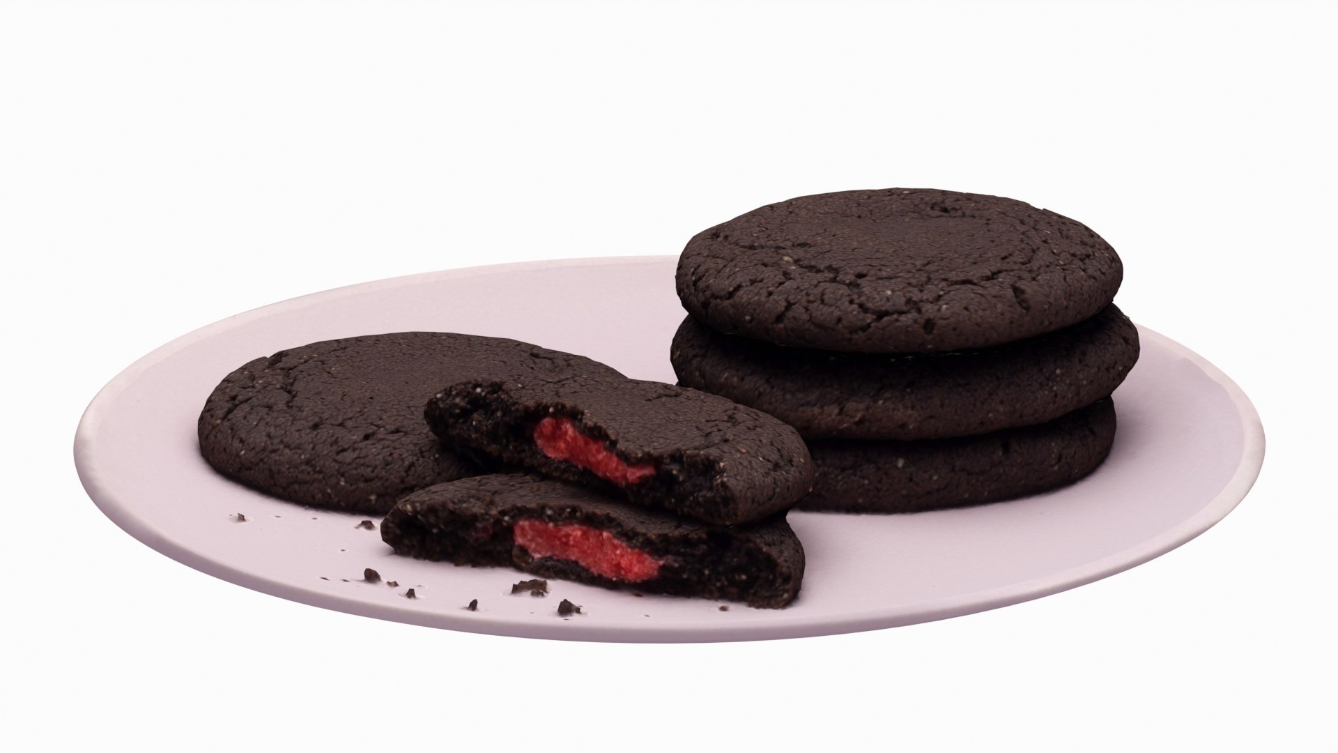 3D Dark Chocolate Cookie model https://p.turbosquid.com/ts-thumb/ex/wBoZFM/Je/darkchocolatecookie_15/png/1778803193/1920x1080/fit_q87/ad3afd56f8b949d3cbf8de951f3af01500479d6b/darkchocolatecookie_15.jpg