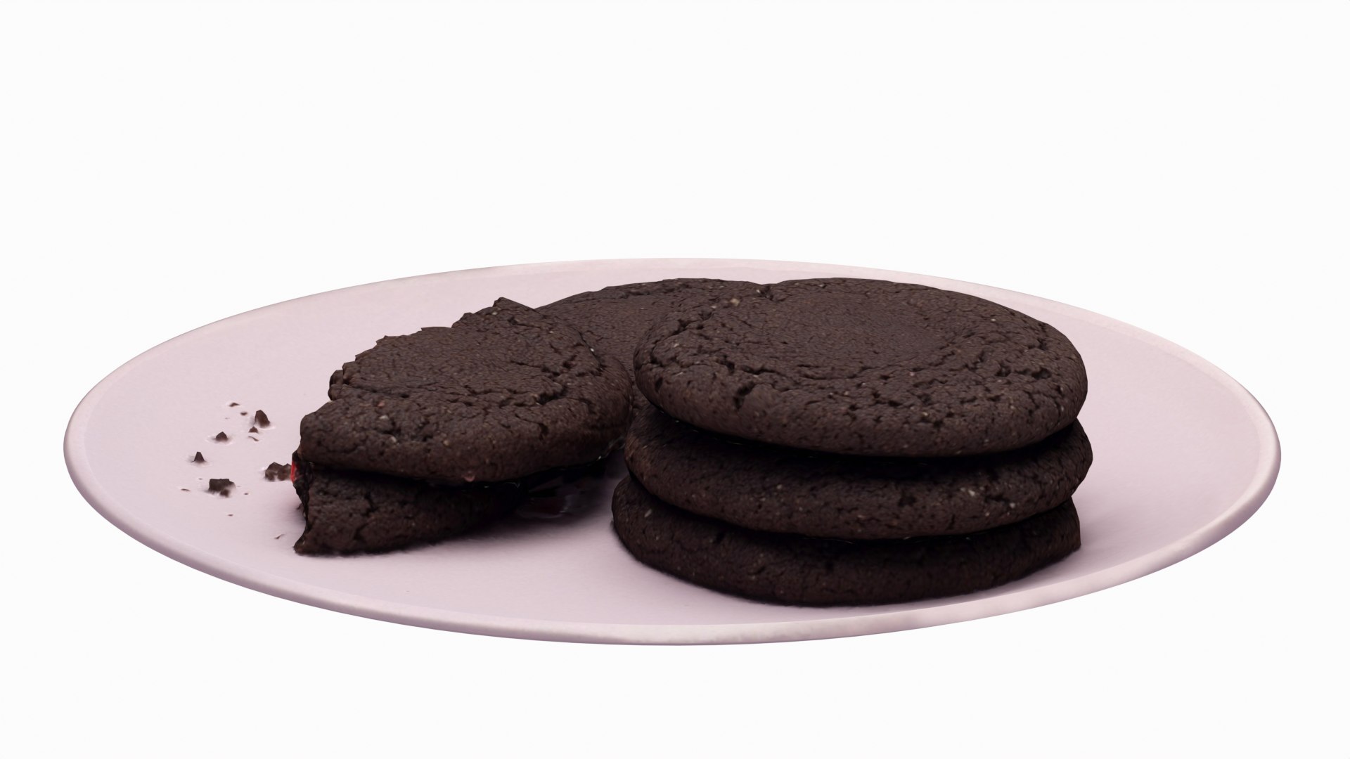 3D Dark Chocolate Cookie model https://p.turbosquid.com/ts-thumb/ex/wBoZFM/Tp/darkchocolatecookie_03/png/1778803194/1920x1080/fit_q87/460d6da7b847615fcb7c4a20cf3825d76099acdf/darkchocolatecookie_03.jpg