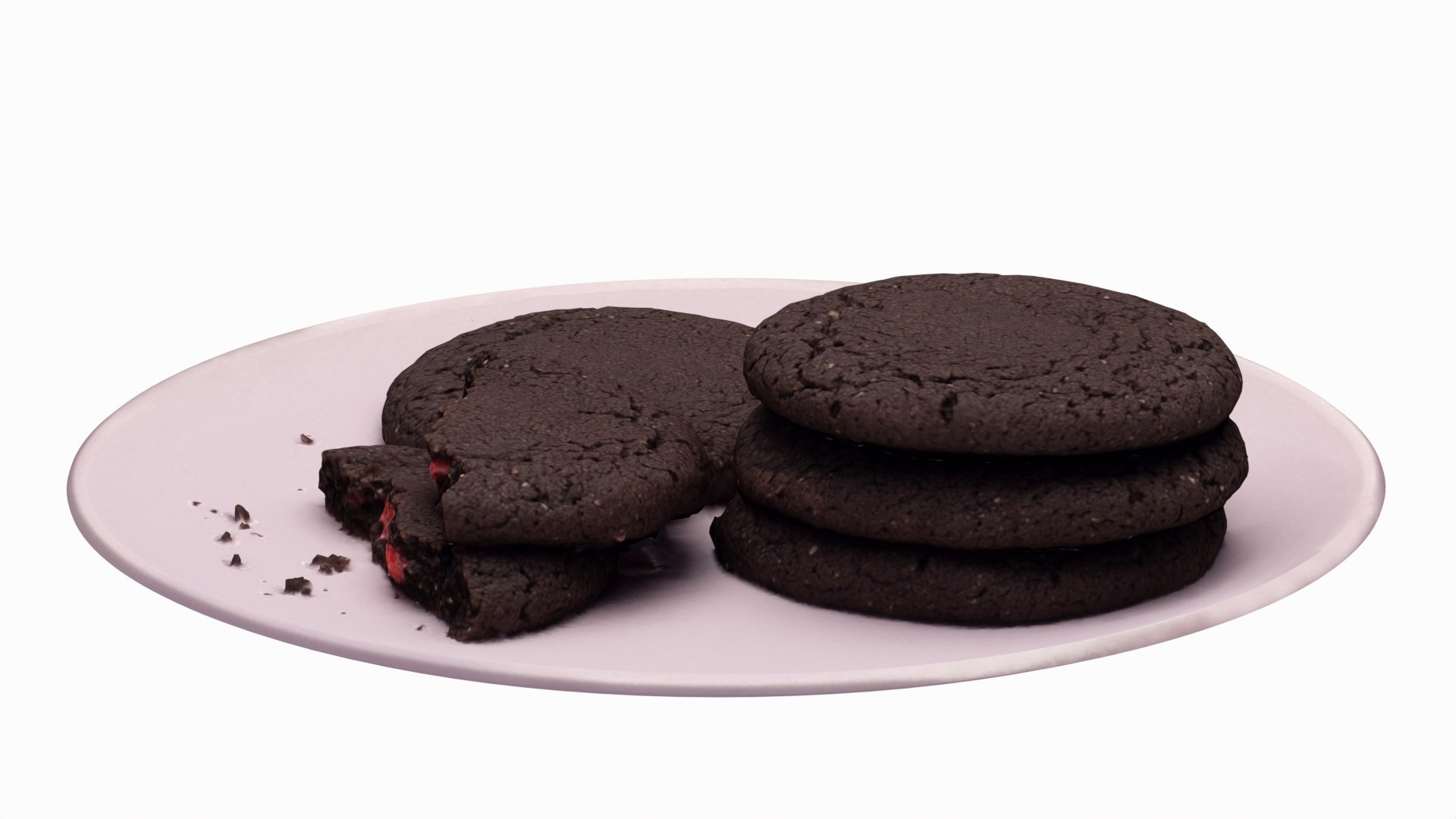 3D Dark Chocolate Cookie model https://p.turbosquid.com/ts-thumb/ex/wBoZFM/zi/darkchocolatecookie_02/png/1778803194/1920x1080/fit_q87/d34281cd17488b611fd219f21be86001b13d7ef1/darkchocolatecookie_02.jpg