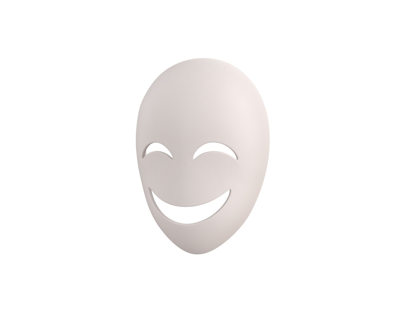 Prop058 Happy Mask model - TurboSquid 1864020