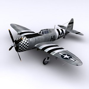 P-47D Thunderbolt Razorback - 83 Fighter Squadron 1944