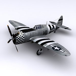 P-47D Thunderbolt Razorback - 83 Fighter Squadron 1944