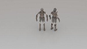 3D Undead Character 3D Model Pack  Game Character Models-2