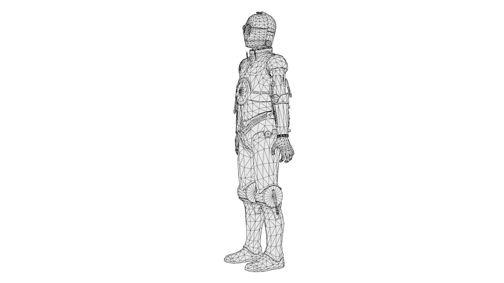 C3PO 3D Model  Humanoid AI Star Wars 3D model https://p.turbosquid.com/ts-thumb/ey/2xF4qT/H8/wire3/png/1740957486/1920x1080/fit_q87/f3447d087a24a5d482a15448c647f716492a4a18/wire3.jpg