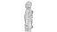 C3PO 3D-Modell Humanoide KI Star Wars