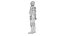 C3PO 3D-Modell Humanoide KI Star Wars