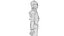 C3PO 3D-Modell Humanoide KI Star Wars