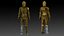 C3PO 3D-Modell Humanoide KI Star Wars