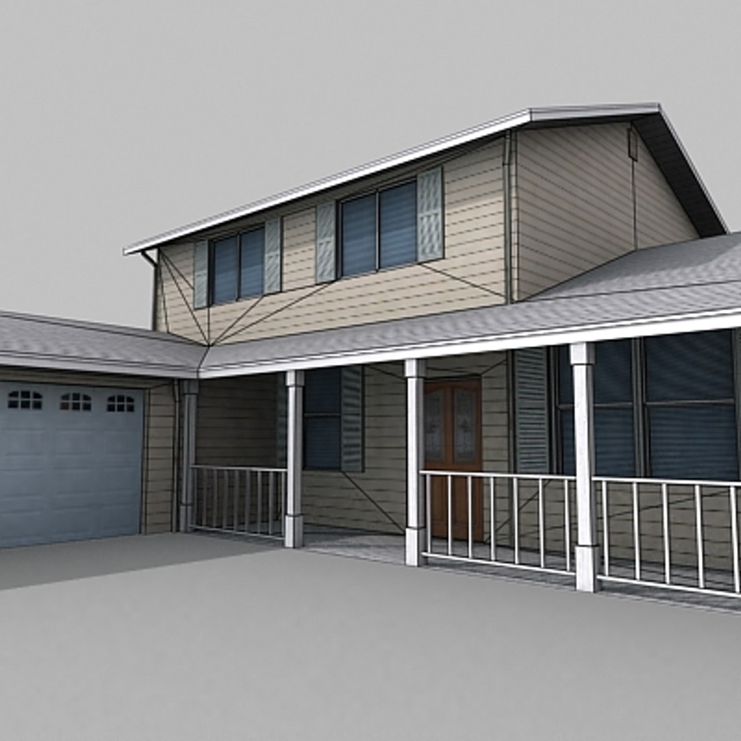 Building House 3d Model