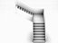 Stairs Set 01 - Escaliers en marbre de formes diverses