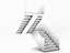 Stairs Set 01 - Escaliers en marbre de formes diverses
