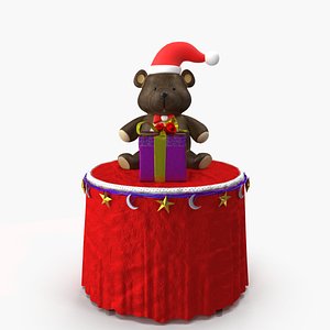 3D christmas bear gift
