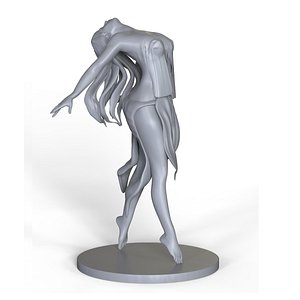 3D dancing woman model