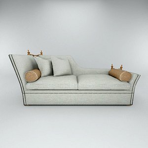 love seat wooden 3d max
