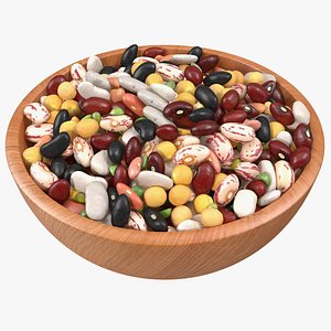 Mixed Legume Beans on a Plate