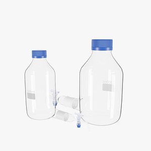 3D bottles 2 model