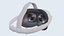 Quest 2 VR headset low poly