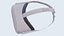 Quest 2 VR headset low poly