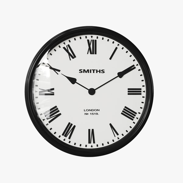 Station Clock model - TurboSquid 1967008