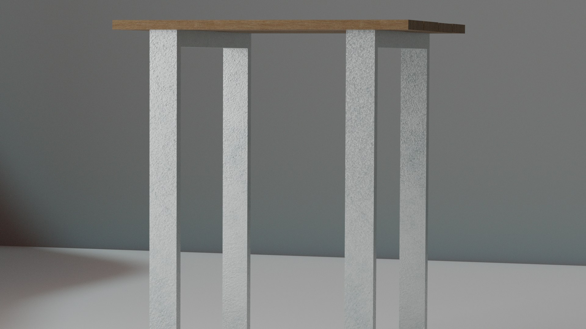 Free 3D Wood And Iron Table For Exterior - TurboSquid 2010531