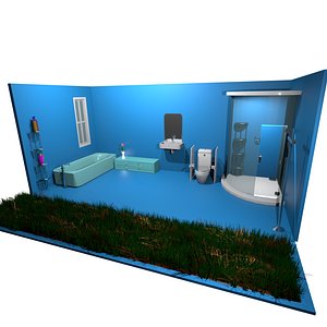 3D bathroom model