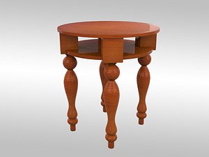 Tall wooden table