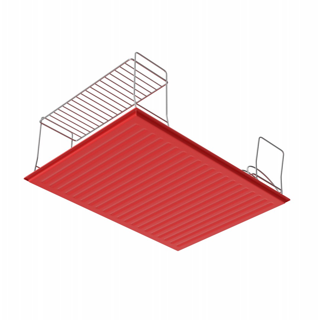 3D Red Dish Drainer - TurboSquid 2026186