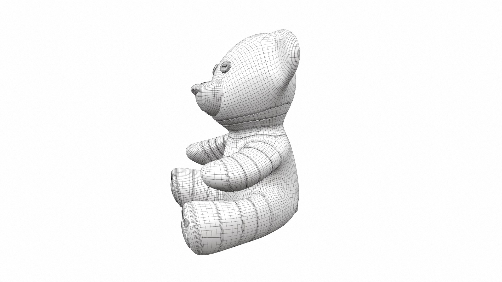 3D Model Plush Toy Bear 4 TurboSquid 2109502