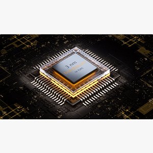 3D Circuit board structure of C4D Octan technology chip scene