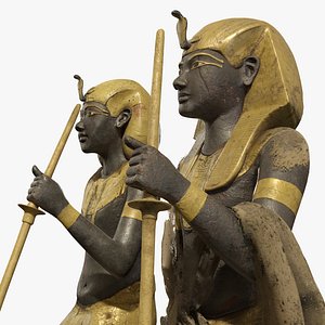 Tutankhamun Guardians model