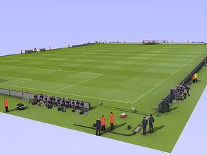 PES Football Field And Staff Template