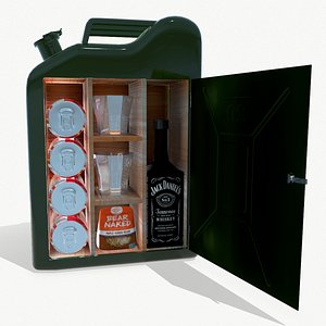 3D model jerry can-bar