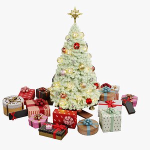 3D Christmas Tree White model